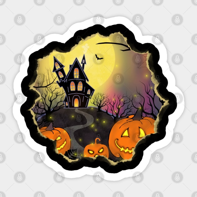 Happy Halloween Sticker by Anastasiya Malakhova